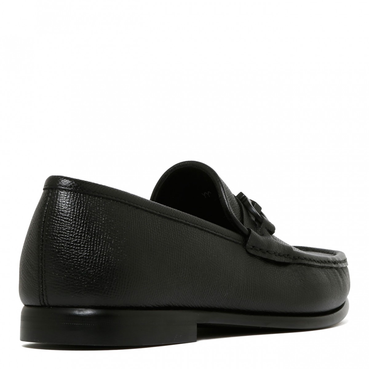 Black Gancini Ornament Loafers