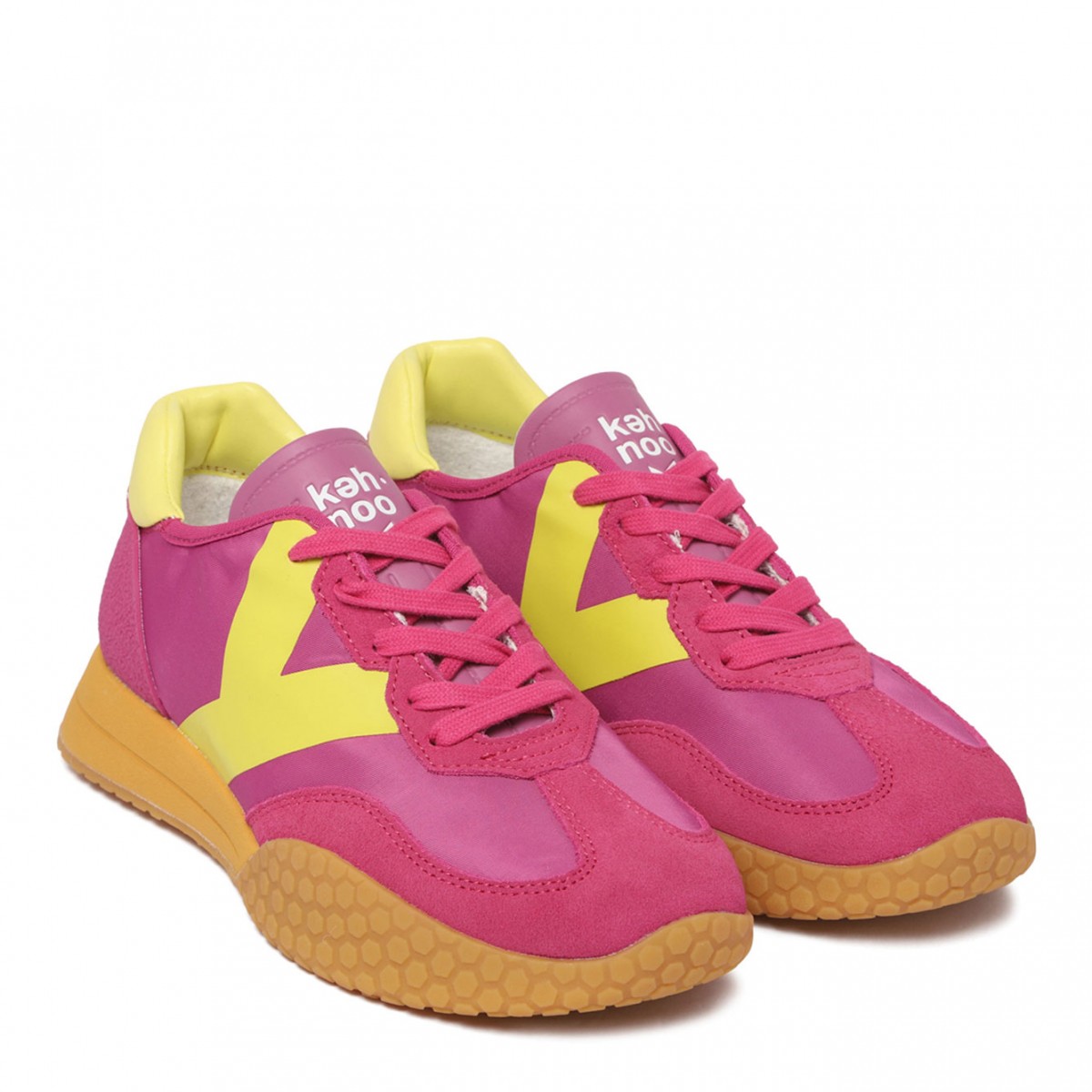 Pink and Lime Sneakers