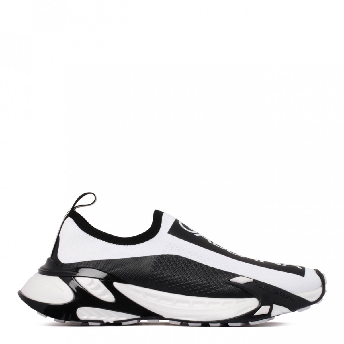 White and Black Fast Sneakers.