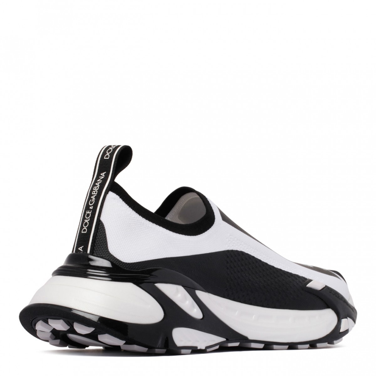 White and Black Fast Sneakers.