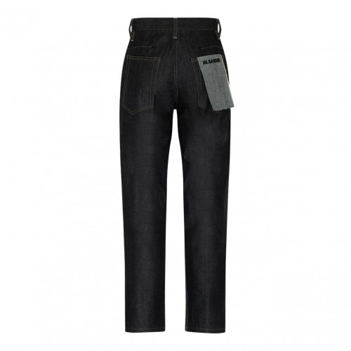 Dark Blue Cotton Trousers