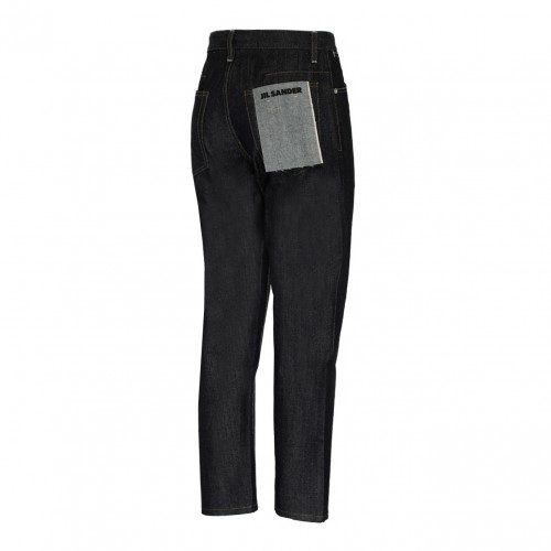 Dark Blue Cotton Trousers
