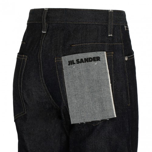 Dark Blue Cotton Trousers