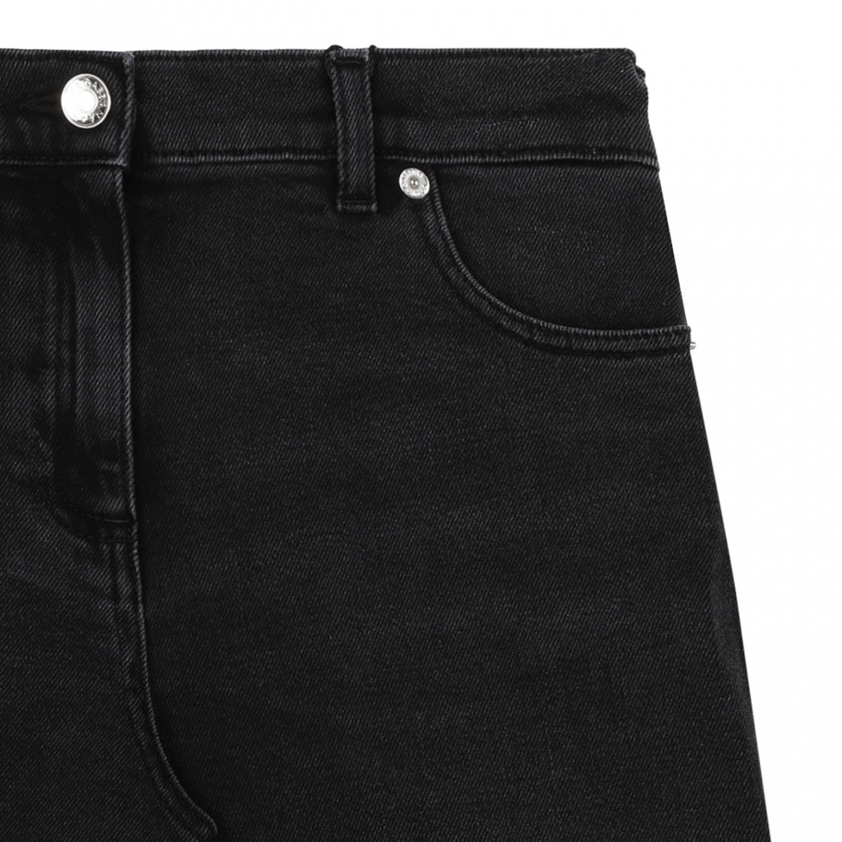 Black Logo Plaque Jeans