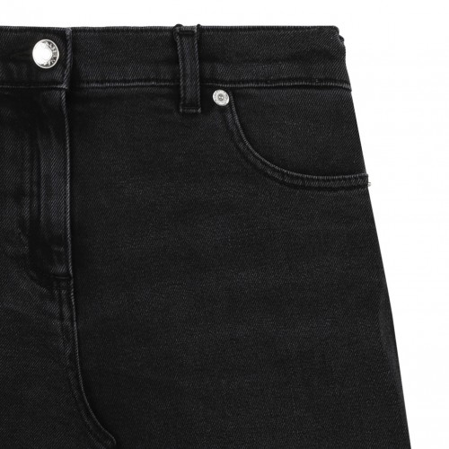 Black Logo Plaque Jeans