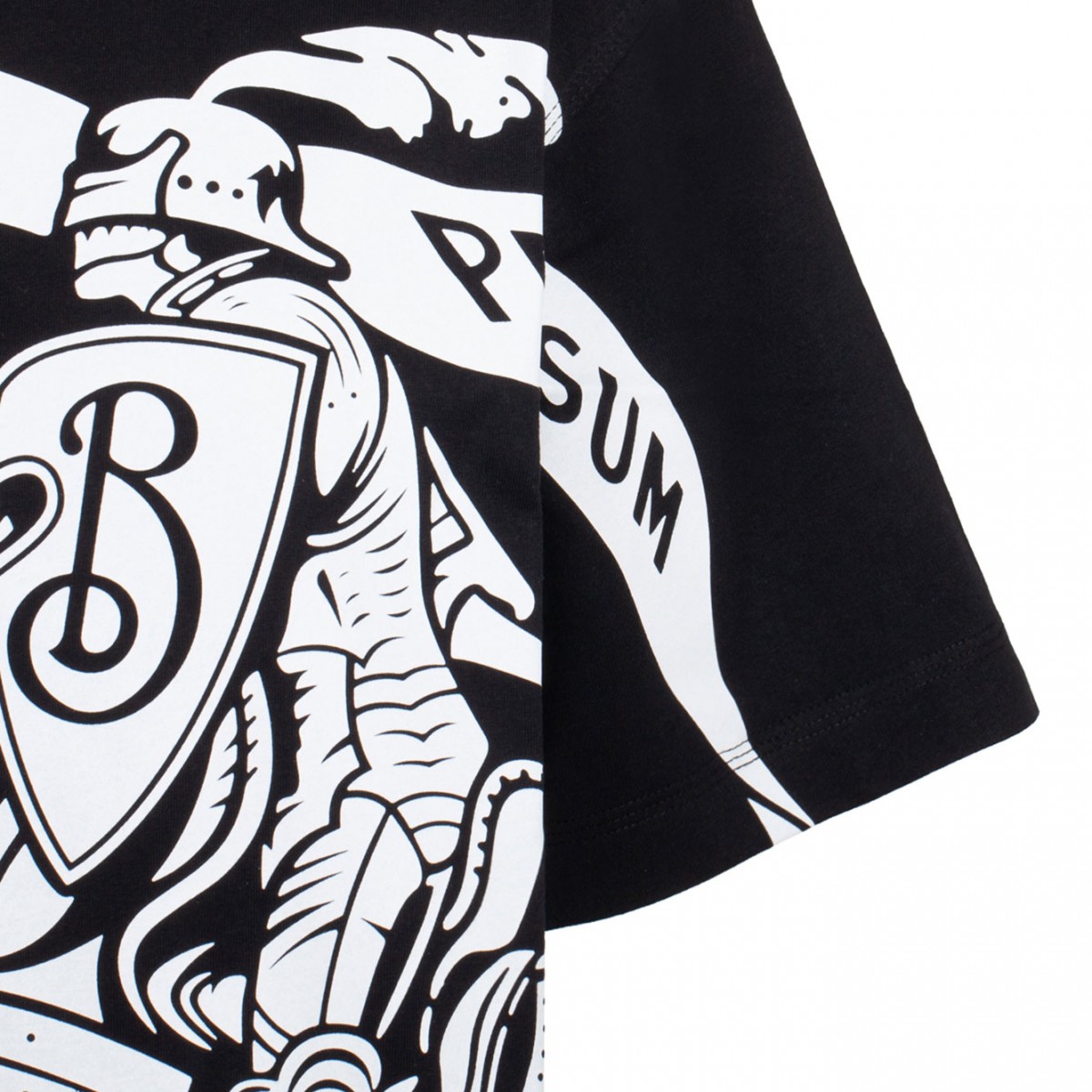 Black Equestrian Knight T-Shirt