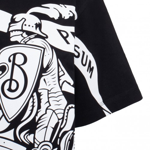 Black Equestrian Knight T-Shirt