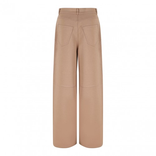 Camel Brown Jersey Trousers 2