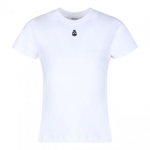 White Cut & Sew T-Shirt