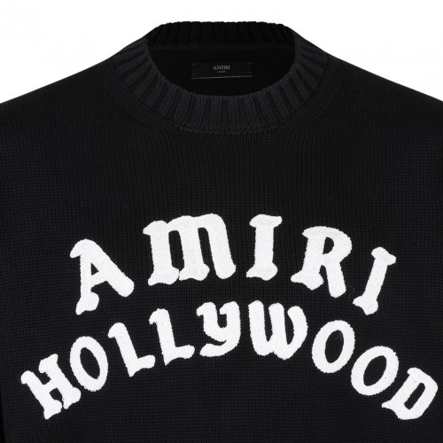 Black Hollywood Knit Sweater