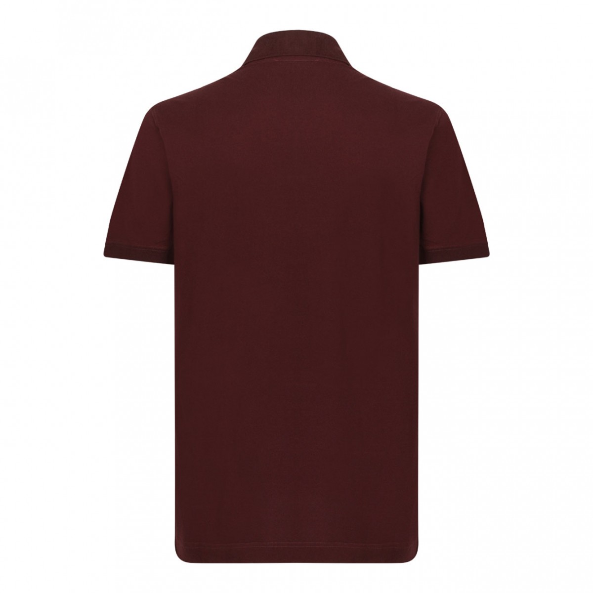 Aubergine Logo Plaque Polo Shirt