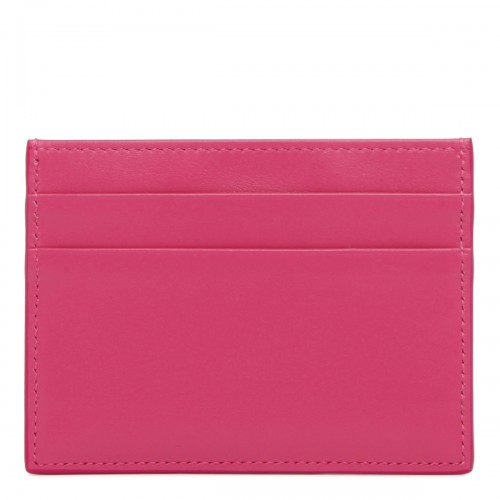 Hot Pink Embossed Logo Cardholder 2