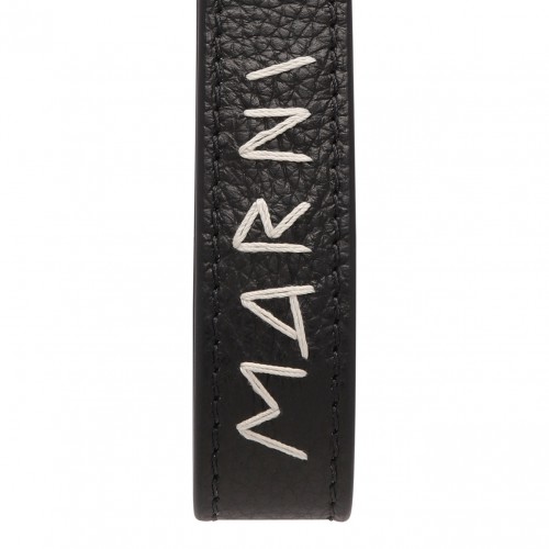 Black Logo Embroidered Keyring 2