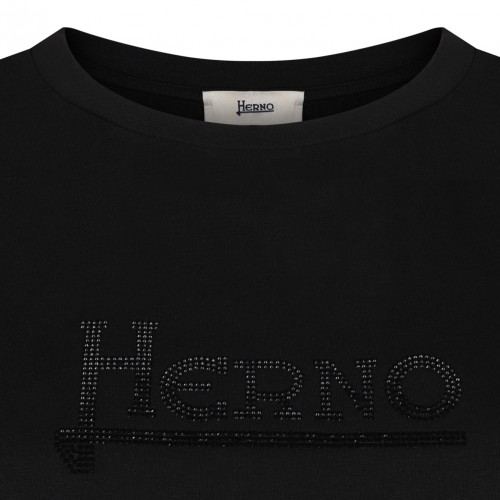 Black Logo Print T-Shirt