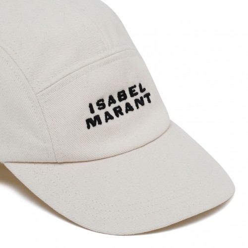 Ecru and Black Tedji Logo Cap 2