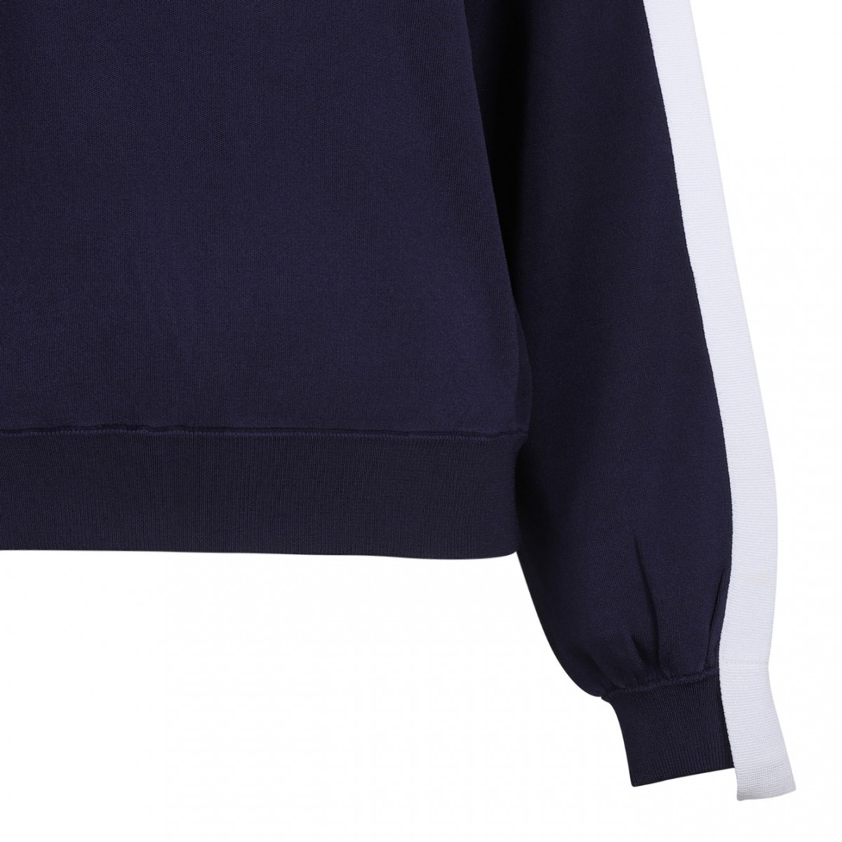 Navy Blue Logo Embossed Sweater