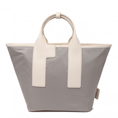 Grey Piuma M Tote Bag