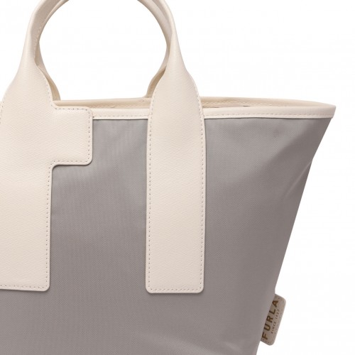 Grey Piuma M Tote Bag