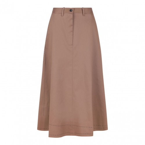 Brown Long Skirt
