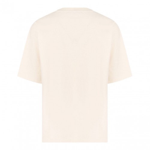 White Logo Print T-Shirt 2