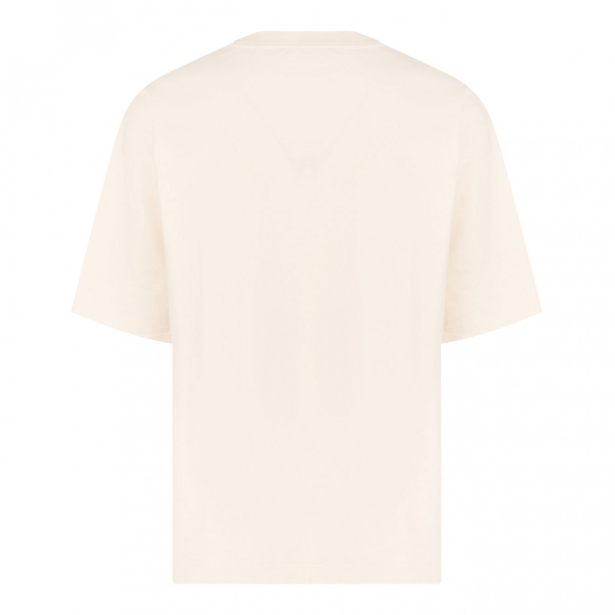 White Logo Print T-Shirt