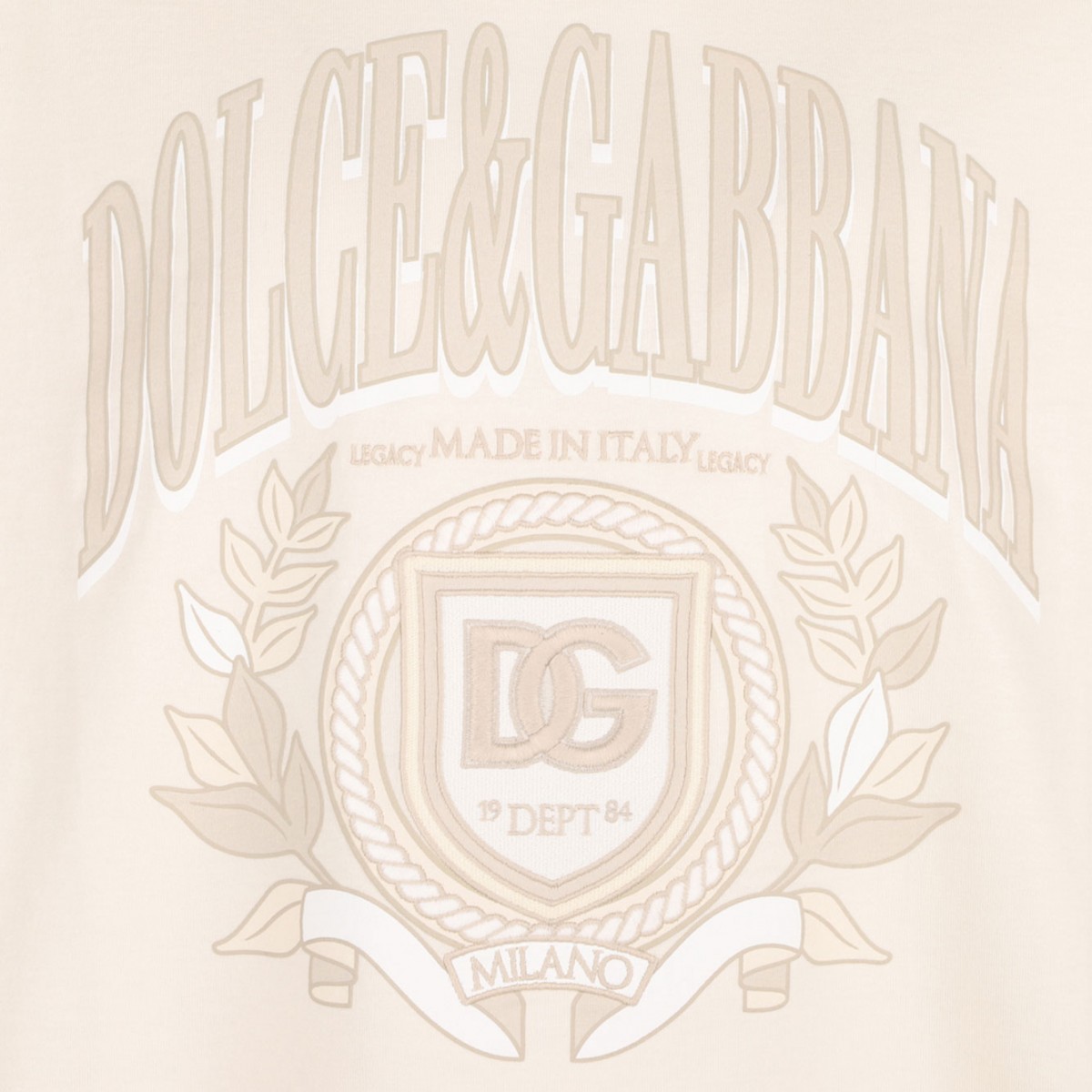 White Logo Print T-Shirt