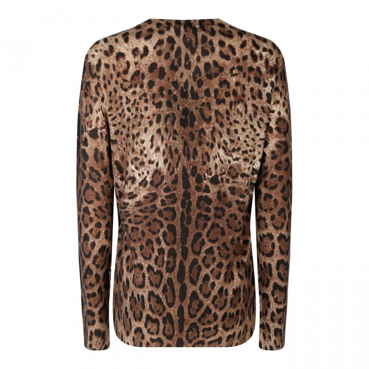 Animalier Brown Cashmere Sweater