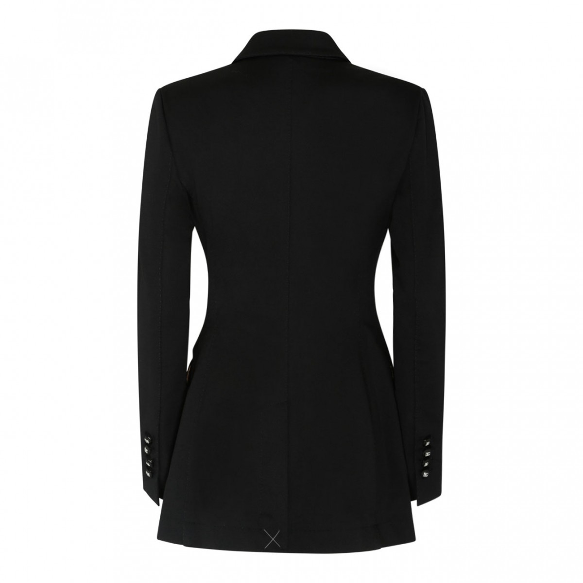 Black Stetch viscose Jersey Tailored Blazer