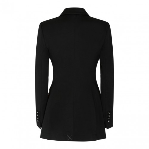 Black Stetch viscose Jersey Tailored Blazer