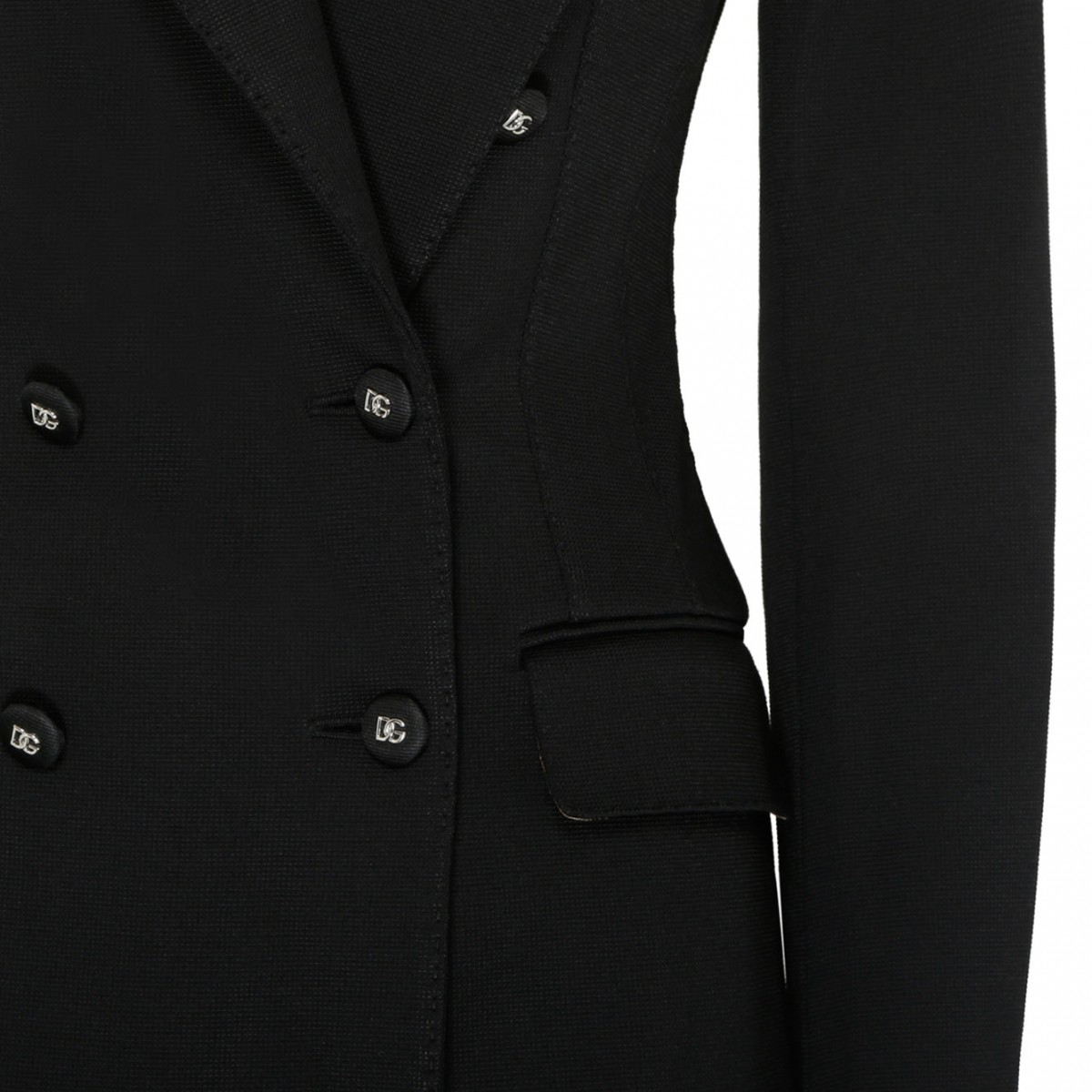 Black Stetch viscose Jersey Tailored Blazer