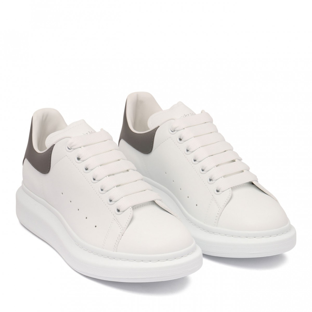 White and Grey Oversized Sneakers