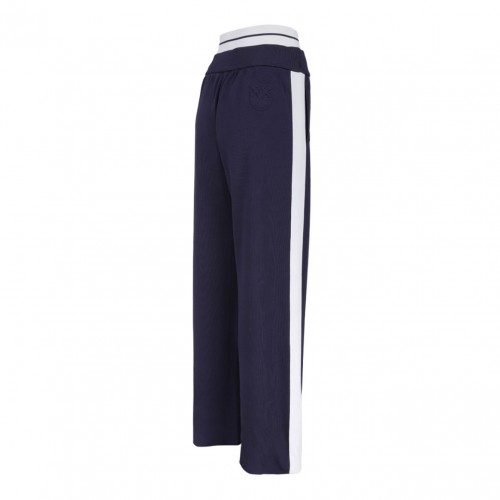 Blue and White Track Pants