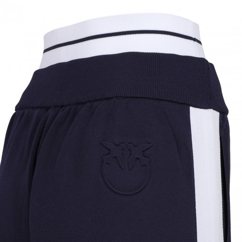 Blue and White Track Pants