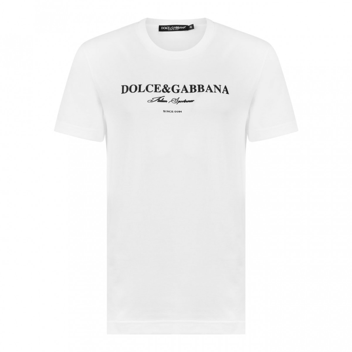 White Logo Print T-Shirt