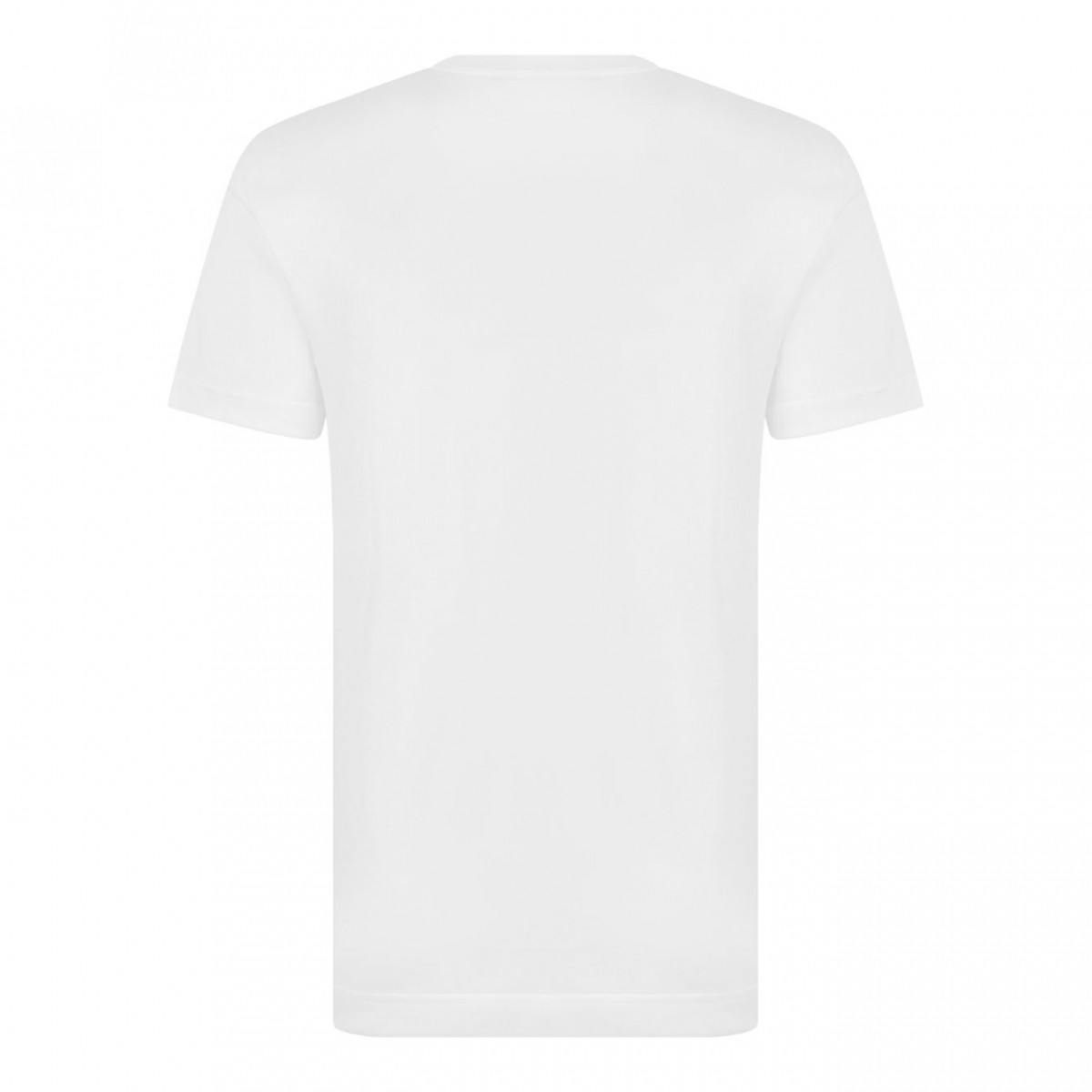 White Logo Print T-Shirt