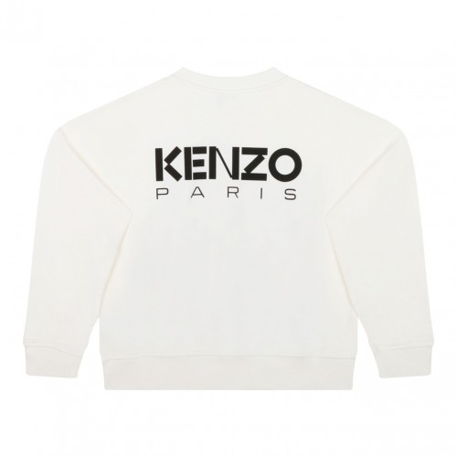 Ivory Graphic Print Sweatshirt