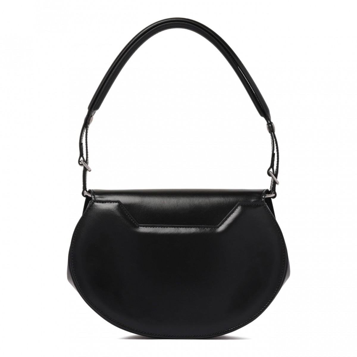 Black Orb Print Shoulder Bag