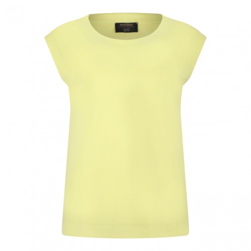 Light Yellow Sleeveless Top