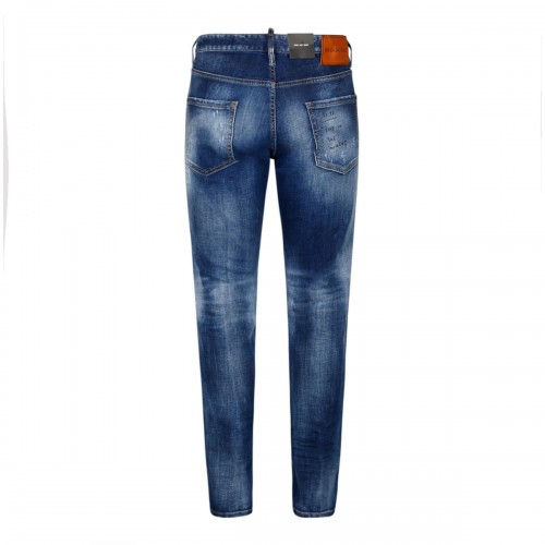 Navy Blue Denim Jeans 2