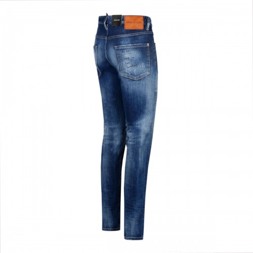 Navy Blue Denim Jeans