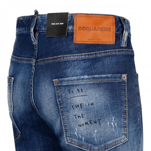 Navy Blue Denim Jeans