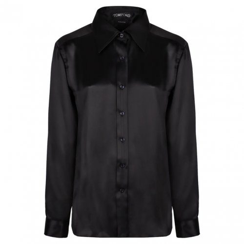 Black Silk Shirt