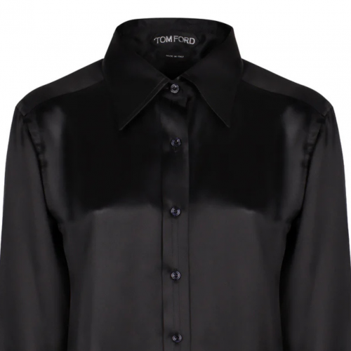 Black Silk Shirt