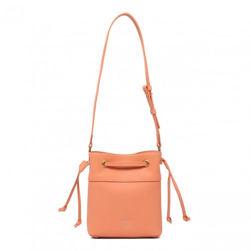 Orange Logo Plaque Bucket Bag 2
