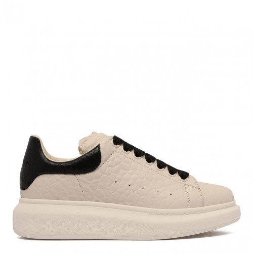 White and Black Oversized Sneakers