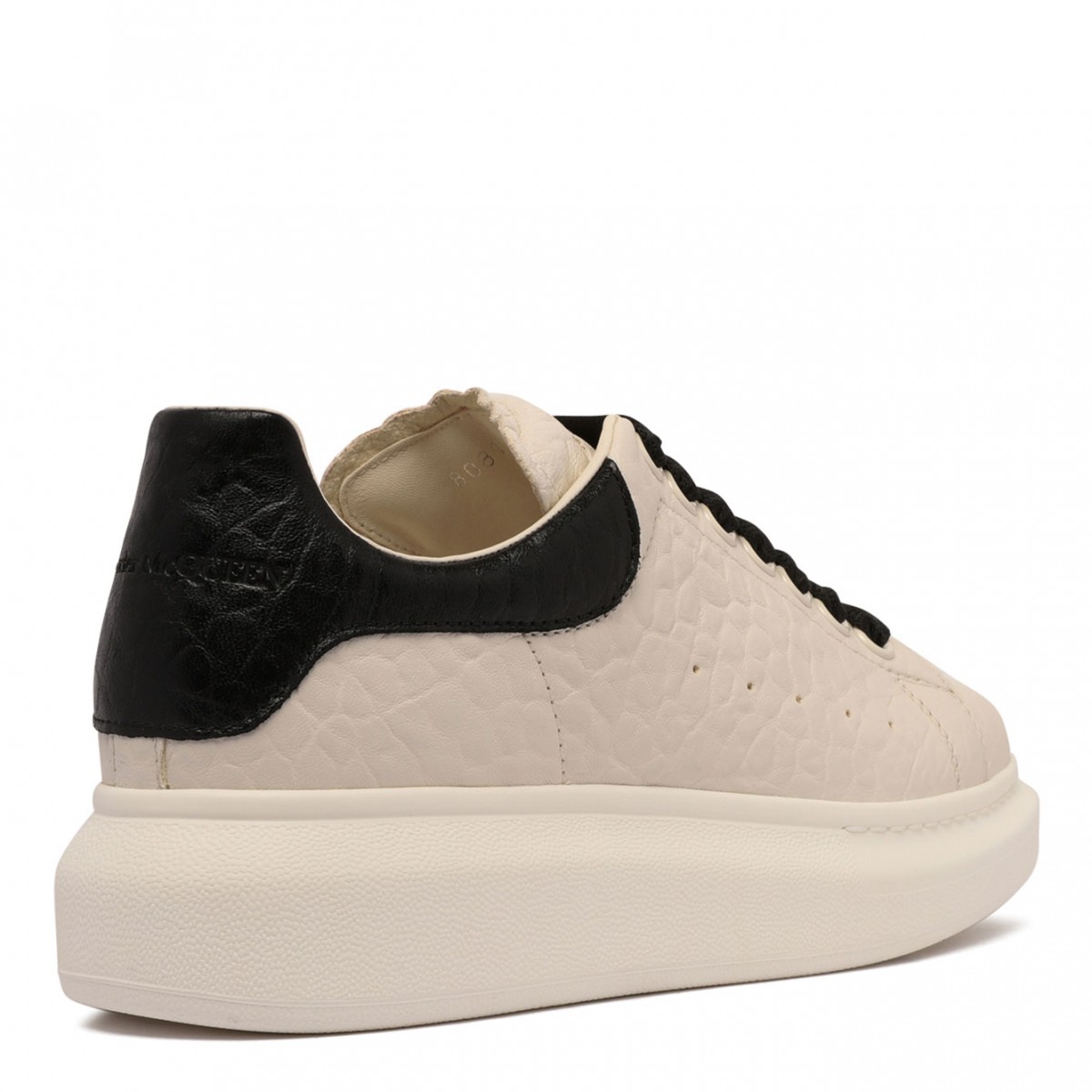 White and Black Oversized Sneakers