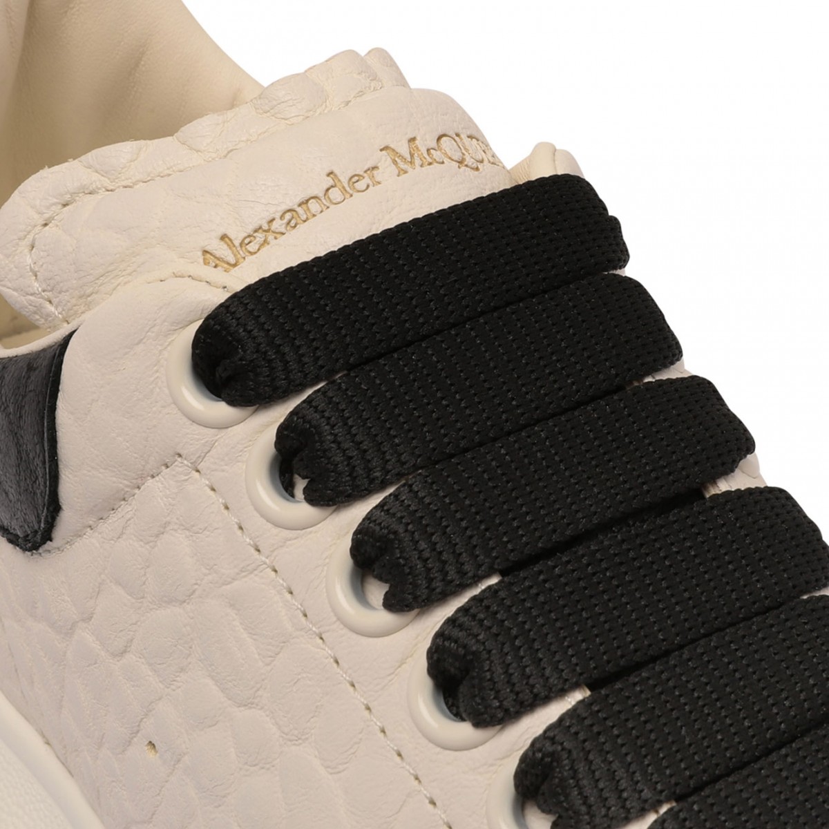 White and Black Oversized Sneakers