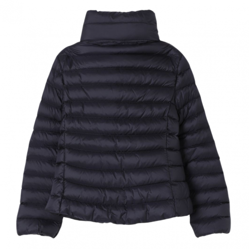 Navy Blue Padded Down Jacket 2