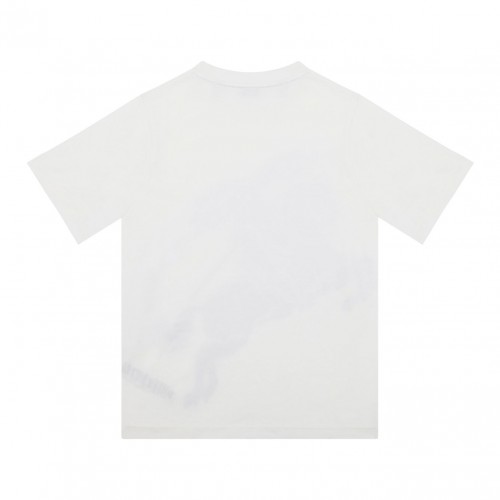 White Logo Print T-Shirt 2