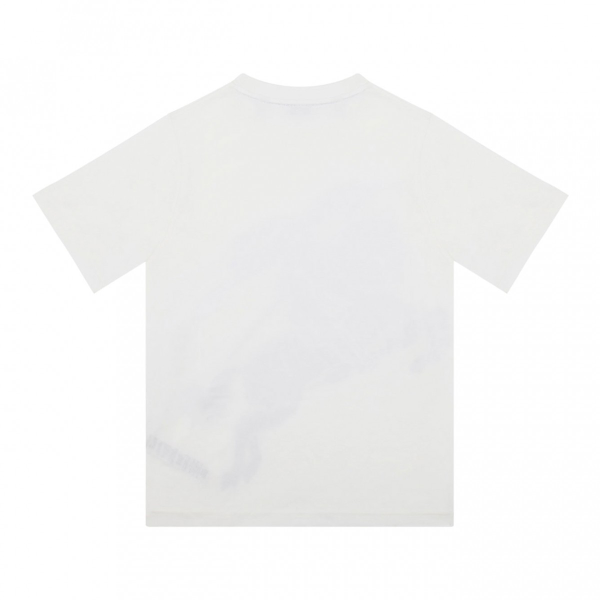 White Logo Print T-Shirt